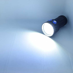 Underwater Diving LED Video Fill Flashlight. 3 Emitting Colors. 4*18650